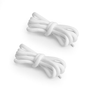 BIQU Round Shoelaces – 2 Pairs Black & 2 Pairs White  | 100cm & 140cm