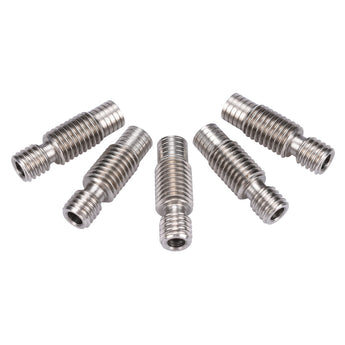 5pcs/Lot E3D V6 Throat Heat Break Hotend Throat All Metal or Teflon Tube Stainless Steel for 1.75/3.0mm Bowden&Direct J-head.