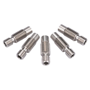 5pcs/Lot E3D V6 Throat Heat Break Hotend Throat All Metal or Teflon Tube Stainless Steel for 1.75/3.0mm Bowden&Direct J-head.