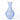 A light blue glass vase with a flared neck and a twisted, sculptural body, shown on a clean white background.