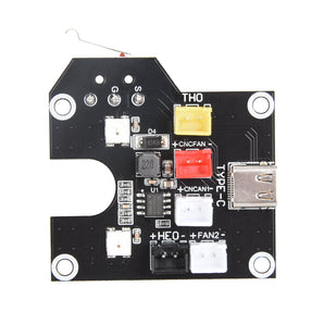 BIGTREETECH B1 HOTMODE V1.0 LED Adapter Board With TYPE-C Interface Installation in the nozzle-integrated nozzle wiring For B1 printer.