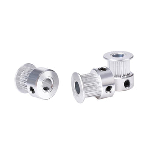6pcs GT2 Timing Pulley 16teeth Alumium Bore 5mm fit for GT2 belt Width 6mm for 3D printer.